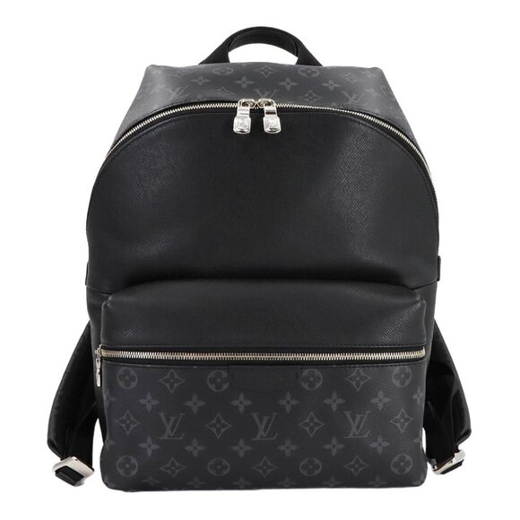 LOUIS VUITTON Taigarama Discovery Backpack Leather Noir M30230 Purse 90278300 - Picture 1 of 10